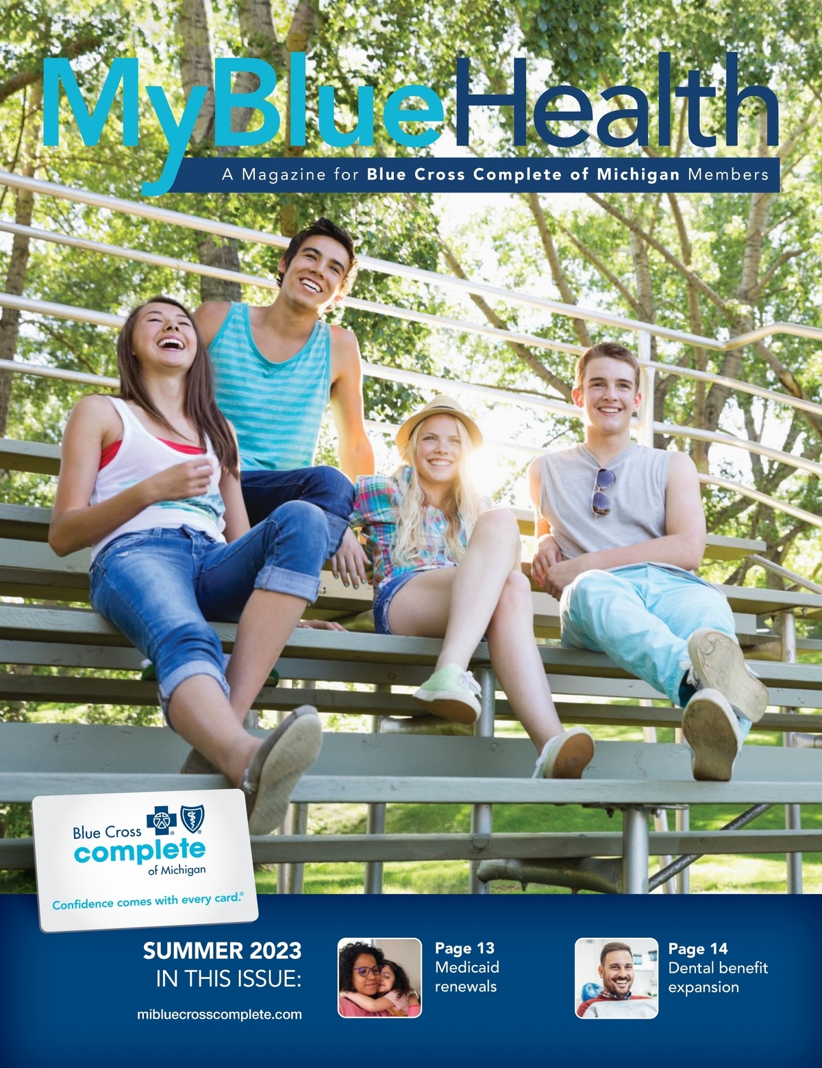 My Blue Health Summer 2023 cover